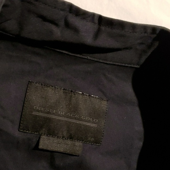 Diesel BLACK GOLD jacket coat medium - Picture 4 of 6